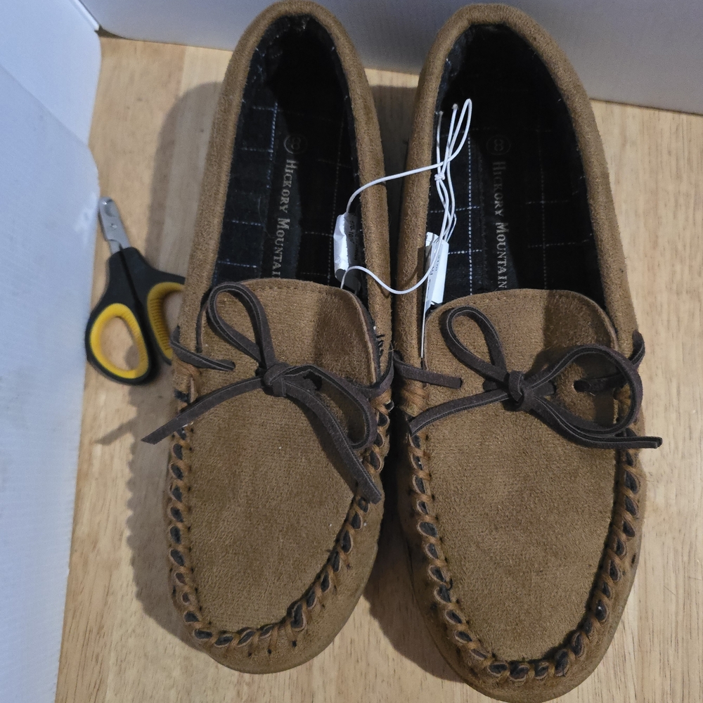 Brown Moccasin Loafers slippers for Men